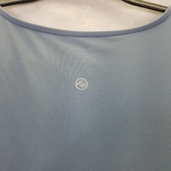 Eddie Bauer Dress Womens L Aster Sleeveless Empire Waist Blue UPF 50+ Travel NEW - Picture 8 of 16